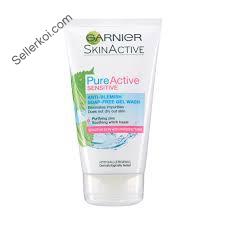 Garnier Pure Active Sensitive Anti Blemish Soap Free Facewash (150ml)